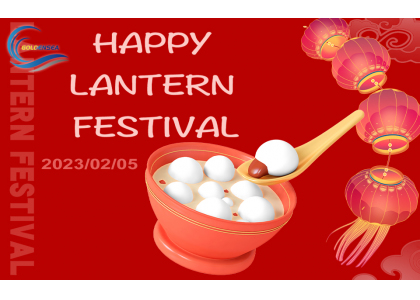 Goldensea staffs wish you a happy Lantern Festival