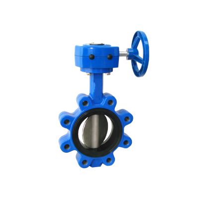 Goldensea lugged type butterfly valves with manual hand wheel for water supply